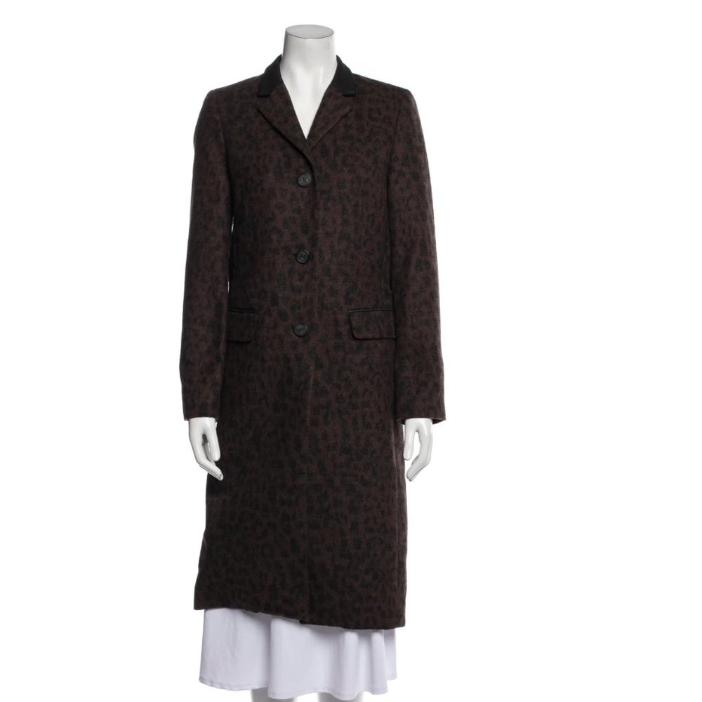 Animal print coat